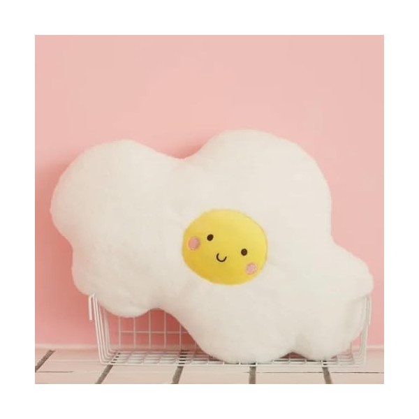 EacTEL Nouveau Nuage Heureux Peluche Oreiller Arc-en-Ciel Soleil Pluie Foudre Nuage Décoration D’intérieur Canapé Chaise Enfa