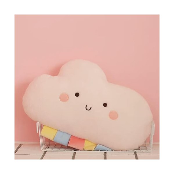 EacTEL Nouveau Nuage Heureux Peluche Oreiller Arc-en-Ciel Soleil Pluie Foudre Nuage Décoration D’intérieur Canapé Chaise Enfa