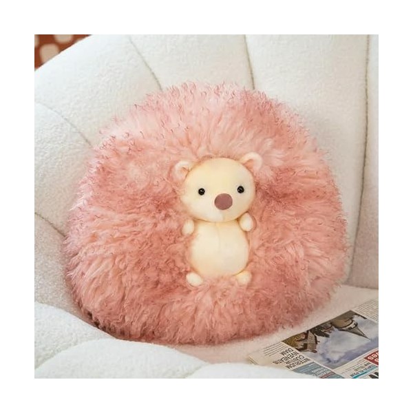 NOpinz Kawaii Moelleux Panda hérisson Jouet en Peluche Dessin animé en Peluche Boule en Peluche Animal Doux Mignon poupée Cad