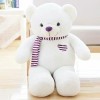 Nouveau Ours en Peluche de Haute qualité avec écharpe en Peluche Animal Ours en Peluche Poupée en Peluche Oreiller Cadeau d’A