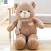 Nouveau Ours en Peluche de Haute qualité avec écharpe en Peluche Animal Ours en Peluche Poupée en Peluche Oreiller Cadeau d’A