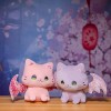EacTEL Jouet Chaton en Peluche avec Ailes de Chauve-Souris Chaton Mignon Mascotte Animal en Peluche Oreiller Doux décoration 