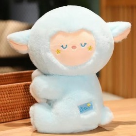 EacTEL Poupée Animale Créative Mignon Lapin en Peluche Mouton Dinosaure Peluche Jouet Dessin Animé Peluche Enfants Jouet Fill