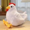 SaruEL Peluche Poulet Poupée Animal Oreiller Maison Coussin Décoration Cadeau D’Anniversaire Coq Peluche Jouet Cadeau de Noël