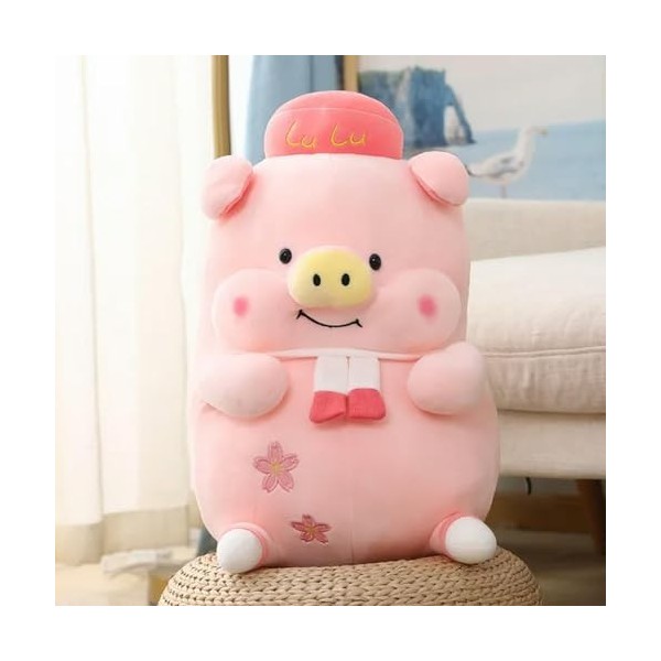 Cochon Peluche Fleur De Cerisier Cochon Doux Animal Cochon en Peluche Jouet Fille Petite Amie Cadeau Cadeau D’Anniversaire Ca