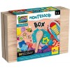 Lisciani - Montessori - Garage pour Voitures - Jeu dImagination et dAction - Voitures en Bois - Garage et Toboggan 3D - Pis