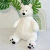 EacTEL Ours Polaire Ours Mignon Enfants Oreiller Cadeau Peluche Jouet Animal Fille Cadeau Chambre Décoration Anniversaire Cad