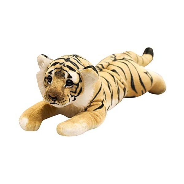 XIAOXIONG Jouets en peluche de dessin animé, lion, tigre, léopard, pelucheuse, cadeaux pour enfants et adultes