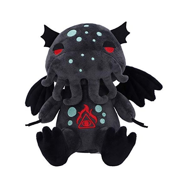 Nemesis Now Fluffy Fiends Cthulhu Peluche Noir 20 cm