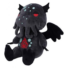 Nemesis Now Fluffy Fiends Cthulhu Peluche Noir 20 cm