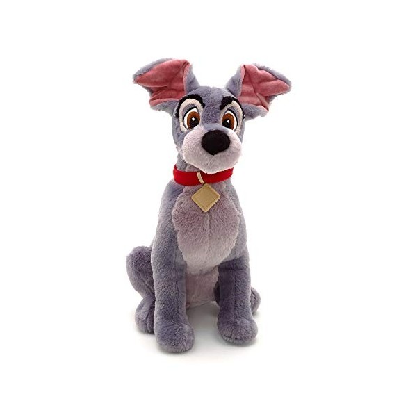 Disney Store Officielle Peluche Le Clochard de La Belle et Le Clochard de Taille Moyenne, 42 cm, Chien en Peluche avec Oreill