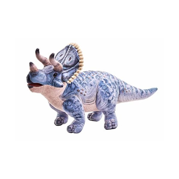 Wild Republic Artist Collection Dino Tricératops, Cadeau pour Enfants, 38 cm, Jouet en Peluche, garnissage en Bouteilles dea