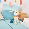 Sigikid 42851 Patchwork Sweety Doudou Multicolore Lapin