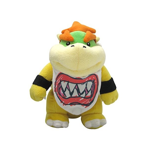 Sanei Super Mario All Star Collection 8" Bowser Jr. Plush, Small