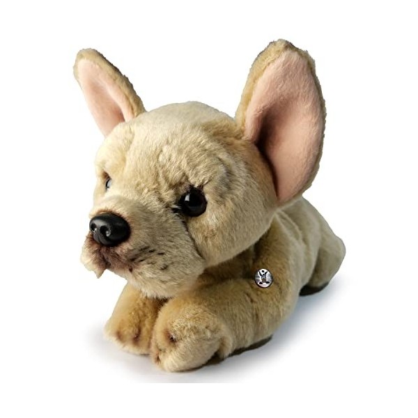 Bouledogue français - Chien couché - Peluche HILDIE - Beige