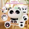 Mewaii 20CM Peluche Oreiller Kawaii Coussin d‘Animaux pour Enfant Poupée Jouets Forme de Champignon Oreiller en Peluche de Câ