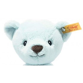 Steiff Soft Cuddly Friends My First Ours en Peluche bébé-26 cm-Doudou et Doux-Lavable-Bleu Clair, 242144, 1 Stück 1er Pack 