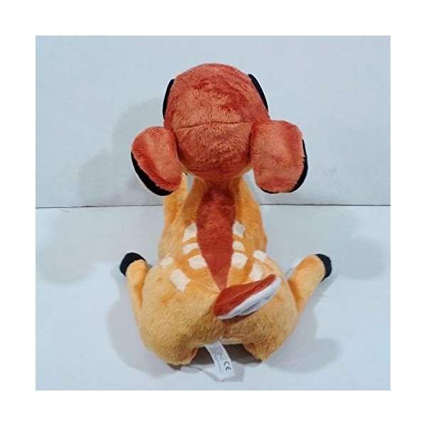 siqiwl Peluches 35 Cm Belle Dessin Animé Anime Petit Cerf Bambi Doux en Peluche en Peluche Poupées pour Cadeau De Noël