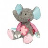 Sigikid 42846 - Rose - Patchwork Sweety - Doudou - Multicolore/éléphant