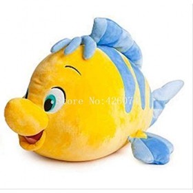 Uymkjv La Nouvelle Petite sirène Plie Poisson en Peluche Fille, Fille, garçon, Jouets en Peluche pour Enfants, Jouets pour En