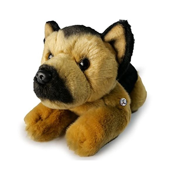 Berger - Peluche pour chien couché Charlie - Doudou