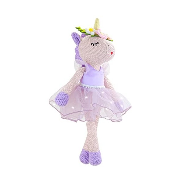 JUSTQUNSEEN La licorne est remplie de poupées douillettes et de poupées de ballet moelleuses et de licornes pour filles et li