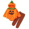 Générique 2/3 Pièces Ensemble Halloween pour Bébé Garçon Fille Déguisement Halloween 0-24 Mois Combinaison à Manches Longues 