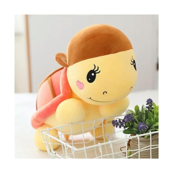 KiLoom Chapeau Petite Tortue Peluche Poupée Peluche Bébé Chambre Décor Rempli Noël Halloween GIF 35cm 2