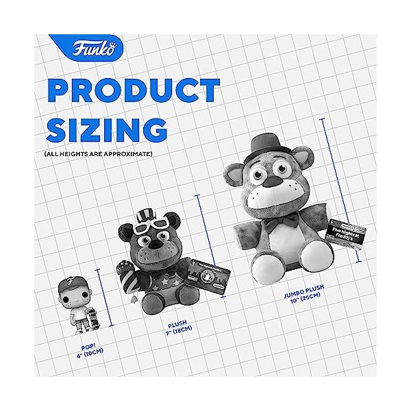 Funko Plush: Five Nights at Freddys FNAF Pizza Sim: El Chip - FNAF Pizza Simulator- Peluche à Collectionner - Idée de Cade