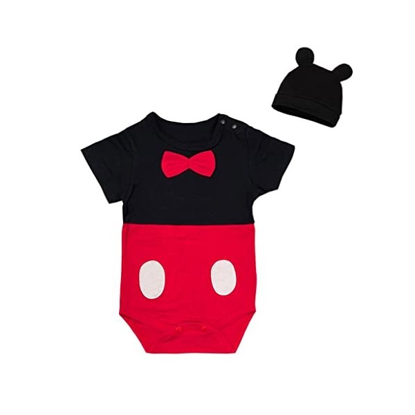 Jolly Fancy - Déguisement Robe Costume Minnie Mouse avec Bandeau pour Bebe Filles Taille 9-12 mois, Rose