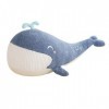 Ermano Peluche 60 cm Super Molle Baleine à Grosse dent Oreiller Jouets en Peluche Animaux Marins Jouets en Peluche remplis d