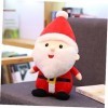 Toyvian 3 Pièces Renne en Peluche Jouet Animal en Peluche De Noël Peluche en Peluche du Père Noël Poupée en Peluche Père Noël