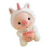 ibasenice Jouet en Peluche Coussin De Poupée en Peluche Cadeaux danniversaire pour Enfants Poupées De Lapin en Peluche Poupé