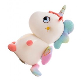 ibasenice 1 Pc Poupée Licorne Poupée Oreiller Animal en Peluche Jouets Élans Mous Poupée en Peluche Ornement De Table De Noël