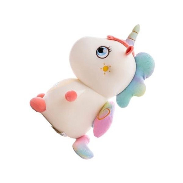 ibasenice 1 Pc Poupée Licorne Poupée Oreiller Animal en Peluche Jouets Élans Mous Poupée en Peluche Ornement De Table De Noël