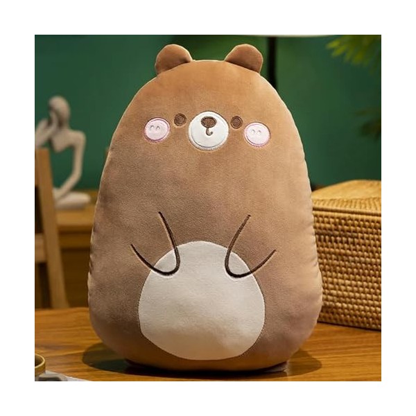 Peluches Kawaii, Coussins de Dessins animés, Lions en Peluche, Pingouins, cochons, Ours, Carottes moelleuses, Pandas, avocats