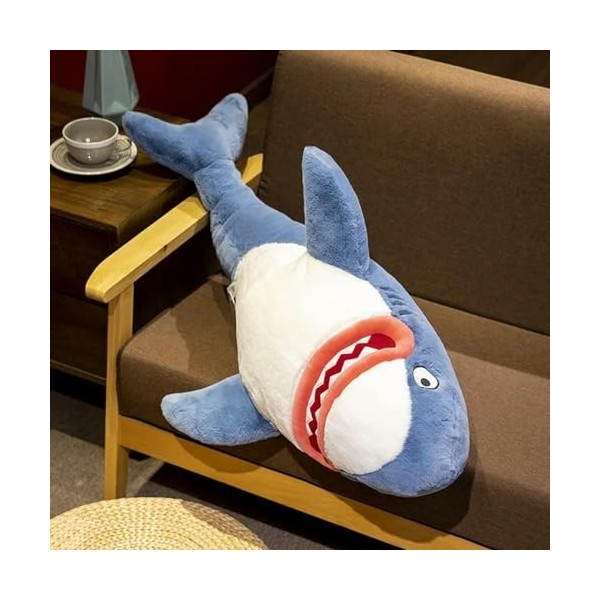 Peluche Animal Peluche Requin Jouet Oreiller Requin Mignon Requin en Peluche Jouet Parfait Cadeau pour Enfants Anniversaire C