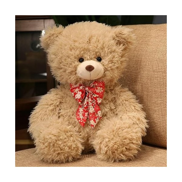 Nouveau Kawaii Mignon Ours en Peluche Arc en Peluche Ours en Peluche Coussin Poupée en Peluche Jouet Fille Noël Cadeau D’Anni