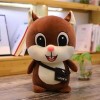 SaruEL Coussin en Peluche Mignon Hamster en Peluche Enfants poupée Cadeau d’Anniversaire en Peluche Hamster Peluche Jouet de 