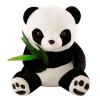 Mignon Panda Poupée en Peluche Jouet Ours Coussin Tissu Ours Cadeau D’Anniversaire pour Garçons Fille 30cm 1