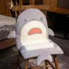 KiLoom Requin À Grande Bouche Coussin Poisson Peluche Jouet Doux Peluche Hiver Cul Chaud Canapé Salle À Manger Chaise Oreille