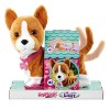 Animagic - Lizzie le Corgi - Peluche Interactive Chien Corgie - Jouet Electronique 23 cm - A Partir de 3 Ans - Marche, Aboie 