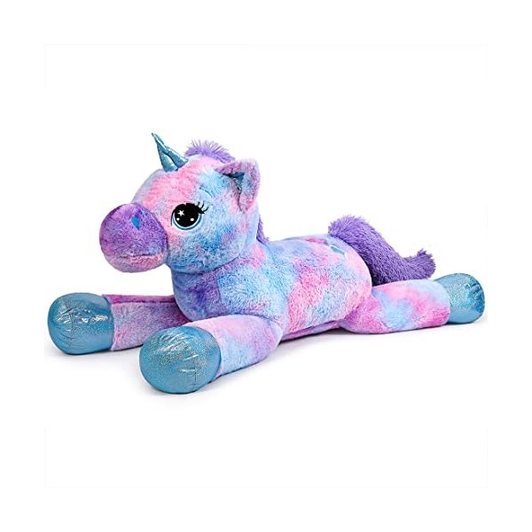 FAVOSTA Licorne Géante Grande Teddy Animaux en Peluche Licorne Poney Peluche Licorne Géante Animal Jouets pour Les Filles Gar