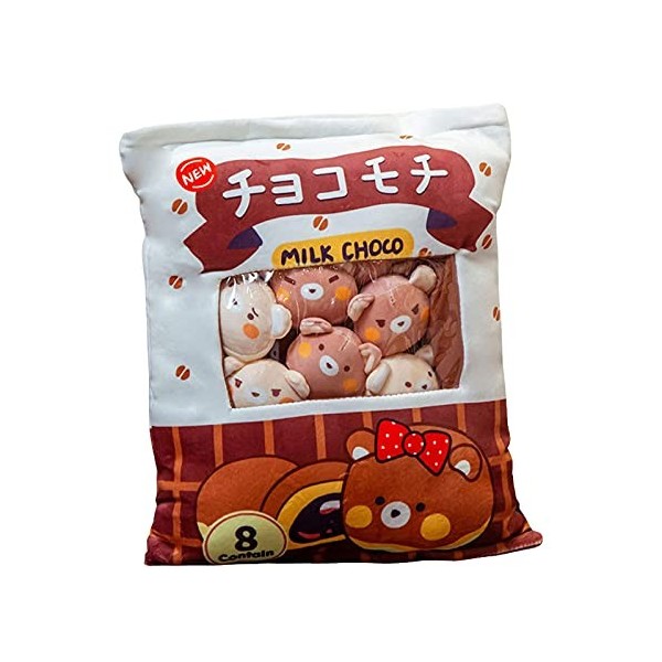 Zhongkaihua Snack Pack Coussin en Peluche Cute Mini Lapin Rose en Peluche rembourré Coussin Snack canapé