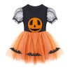 ranrann Déguisement Fantôme Bébé Fille Barboteuse Robe Costume Halloween Cosplay Carnaval Party Soirée 0-3 Ans Noir 12-18 moi