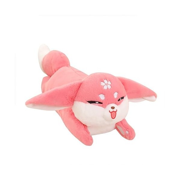 Zhongkaihua Poupée en peluche Yae Miko Fox - Oreiller en peluche douce - Coussin en peluche Yae Miko Fox - Coussin pour canap