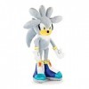 Play by Play Peluche Sonic Silver 30cm Grande Peluche Sonic The Hedgehog