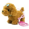 YH YUHUNG Chien en Laisse Jouet Enfant - Marche, Aboie et Remue Sa Queue - Peluche Interactive Dalmatien