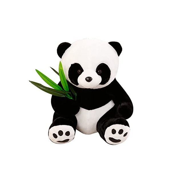 LICHENGTAI 40cm Animal en Peluche Panda Géant Peluche Douce pour Les Enfants, Réaliste Mini Mignon Poupon Interactif Souple P