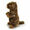 Marmotte Doudou debout en peluche MURBEL